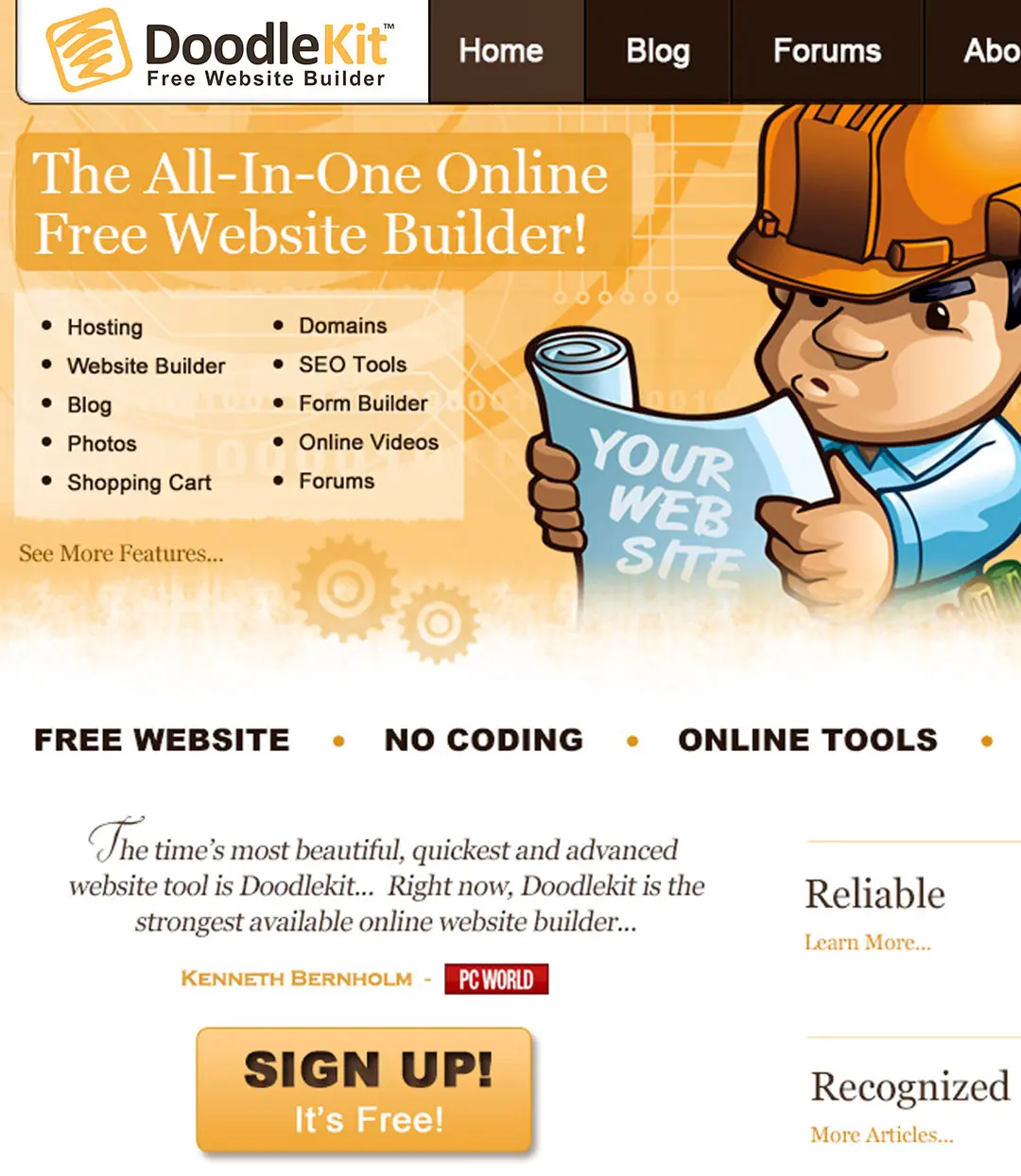 Doodlekit Online Website Builder